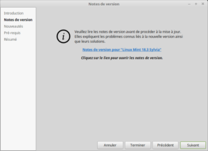 2- Mettre à jour vers Linux Mint 18.3 - Notes de version