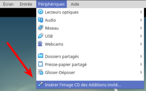 Insérer fichier ISO des Additions invité...