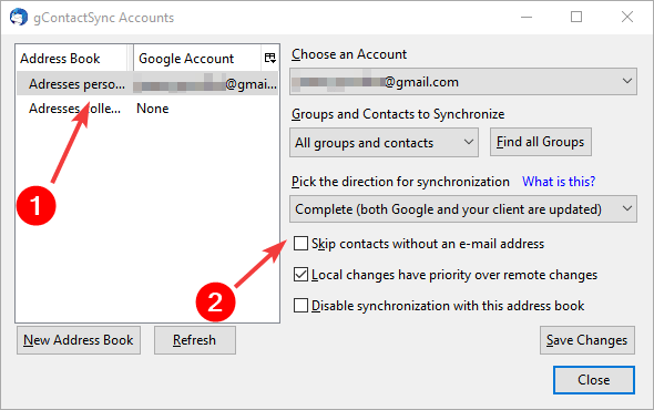 gcontactsync - skip contacts without e-mail