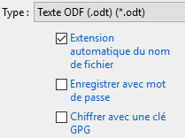 LibreOffice 6.0 - chiffrement document