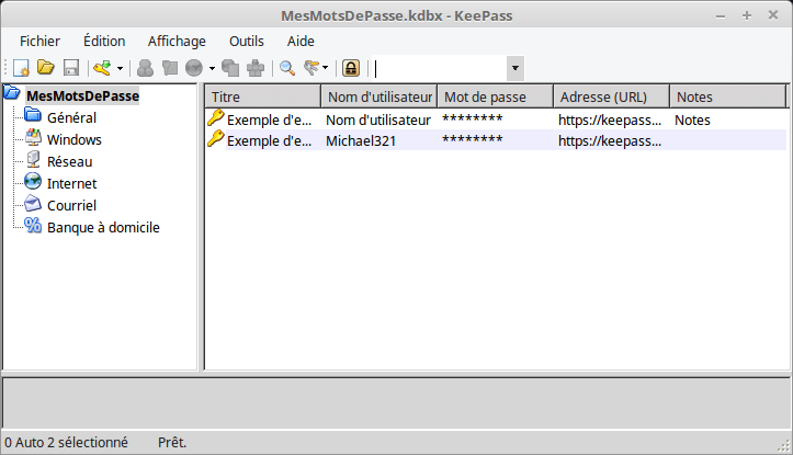 KeePass - Base ouverte