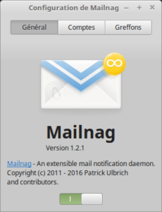 Configuration de Mailnag - Général