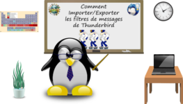 Comment importer/exporter les filtres de messages de Thunderbird