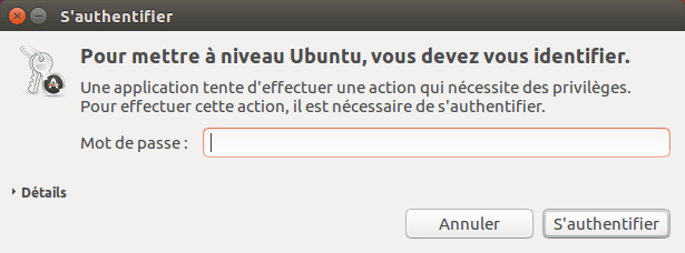 Ubuntu 16.04 vers Ubuntu 18.04 - 3 - S'authentifier