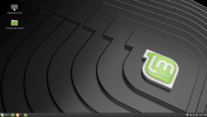 Bureau de la version BETA de Linux Mint 19