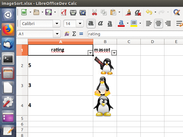 LibreOffice 6.1 : trie ddes images
