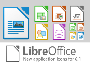 LibreOffice 6.1 : Nouvelles icônes des applications