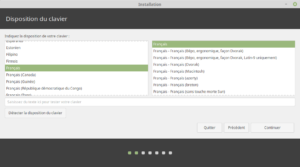 Installation de Linux Mint 19.1  Installation-linux-mint-19-2-clavier-300x167