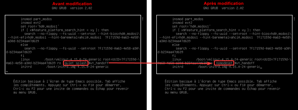Modification GRUB