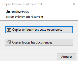 Copie événement