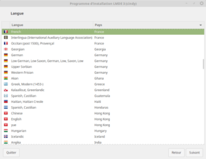 Installation de LMDE 3 - 01