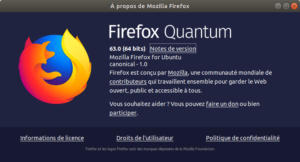 firefox 63 - à propos