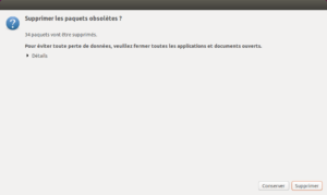 Mise à niveau vers Ubuntu 18.10 - Supprimer paquets obsolètes