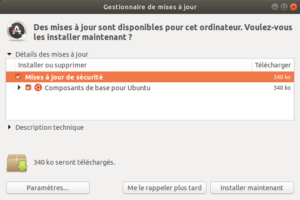 Mises à jour Ubuntu 18.04