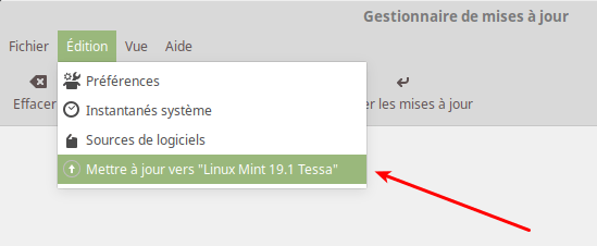 Mettre à jour vers Linux Mint 19.1 "Tessa"