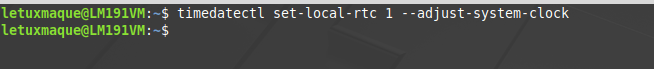 Différence heure entre Windows et Linux : Passer Linux en heure locale