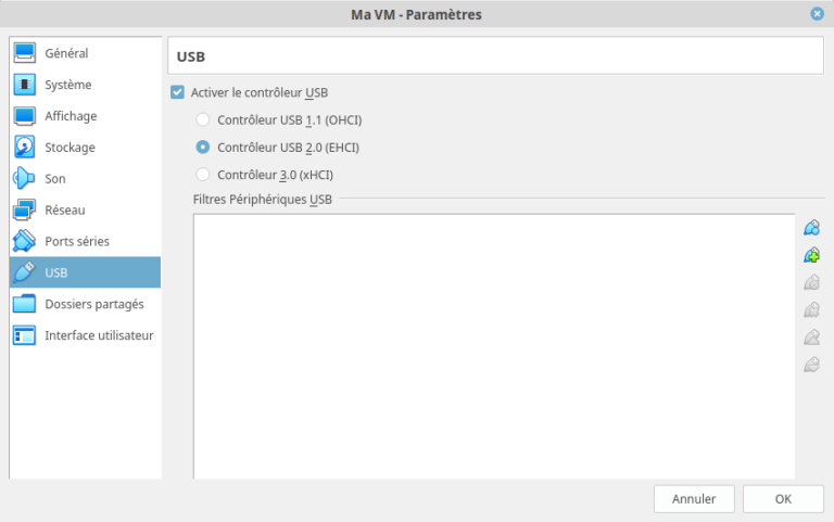Comment activer le support USB 2.0 ou 3.0 dans VirtualBox - Numétopia