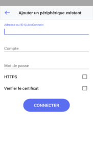 Renseignement pour ajouter votre NAS