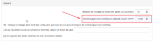 Option port de communication kee