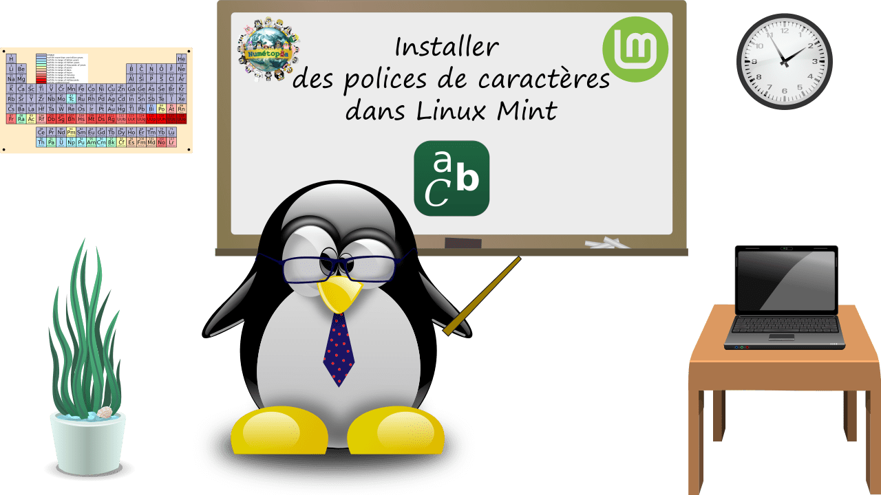 Installer des polices de caractères dans Linux Mint