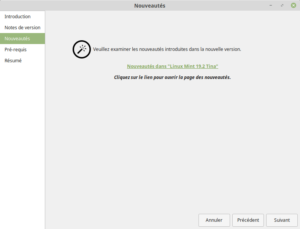 Nouveauté Linux Mint 19.2