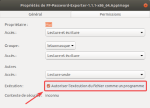 Rendre un fichier exécutable sur Ubuntu par GUI