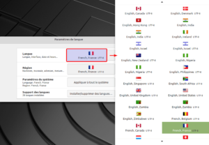 Changer la langue de Linux Mint