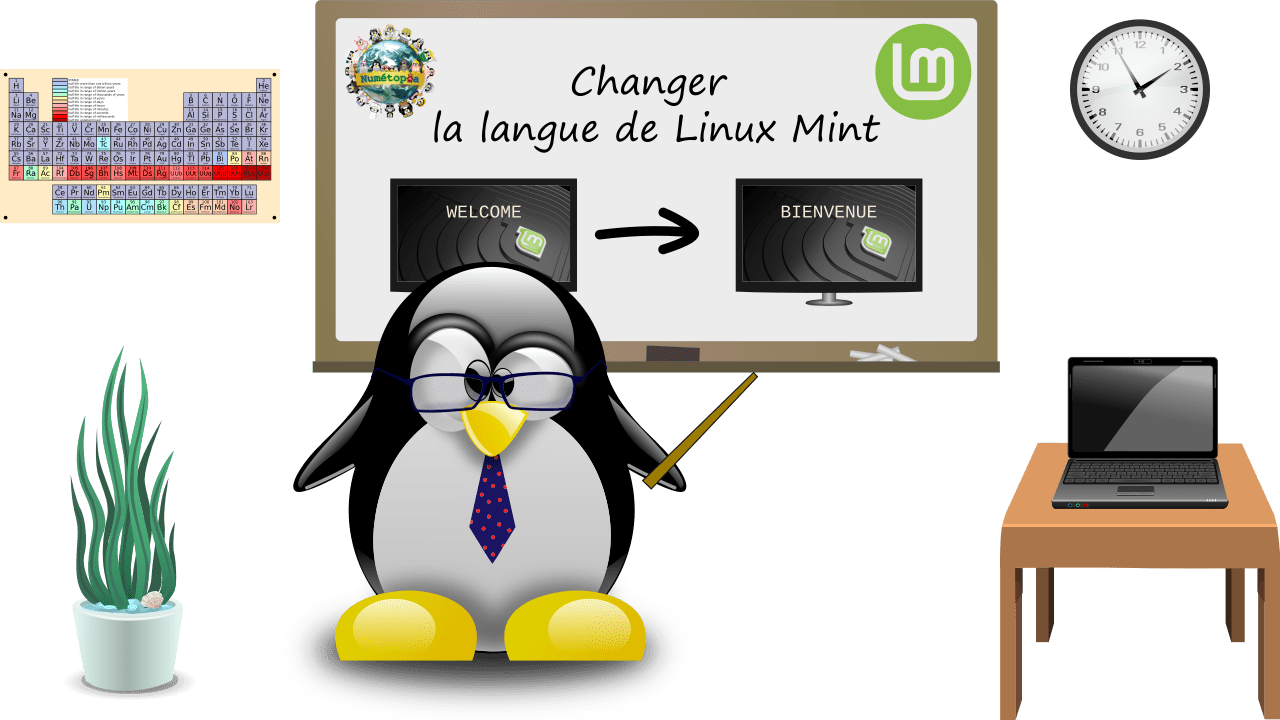 Comment changer la régionalisation ou la langue de Linux Mint ?