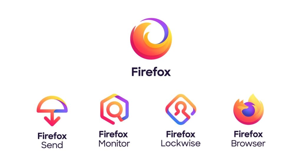 Logos famille Firefox