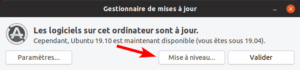 Mettre à niveau vers Ubuntu 19.10