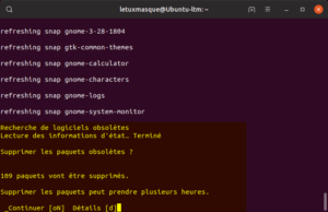 Mettre à niveau vers Ubuntu 19.10 en ligne de commande - Suppression paquets obsolètes