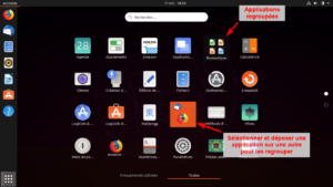 Gnome 3.34 - Regroupement applications