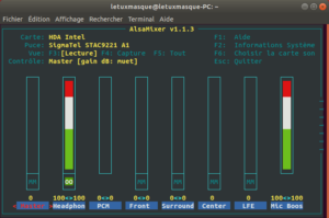 Alsamixer
