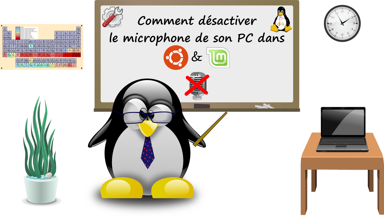 Désactiver le microphone dans Ubuntu ou Linux Mint