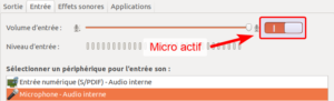 Ubuntu - Micro actif