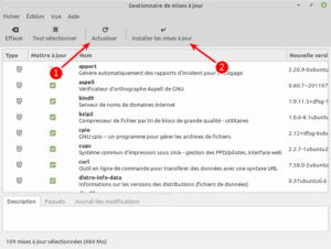 Appliquer les mises à jour disponible pour Linux Mint