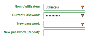 exemple formulaire pour changer de mot de passe