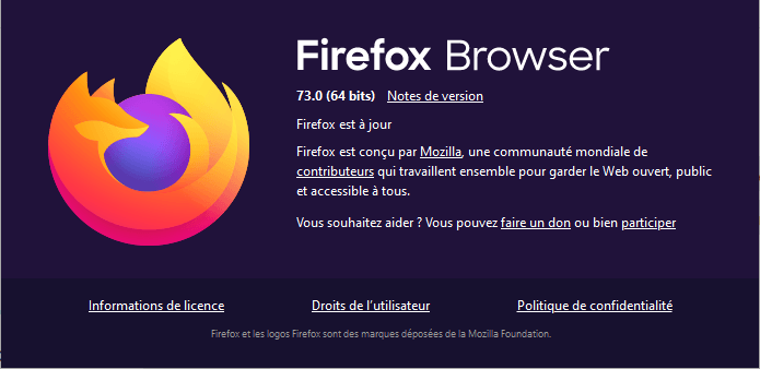 a propos firefox 73