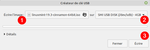 Mintstick Linux Mint - créer clé USB Bootable