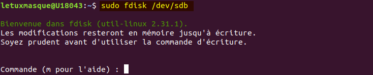 ubuntu - fdisk