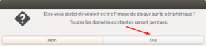ubuntu - usb-creator - confirmation