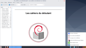 cahiers du débutant dans debian-facile