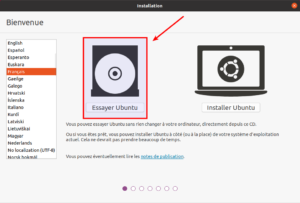 essayer ubuntu