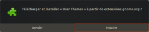 installation user themes