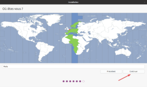 installation ubuntu 20.04 - Où êtes vous