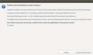 lancer la mise à niveau vers Ubuntu 20.04 LTS