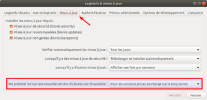 Logiciels et mises à jour