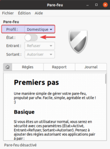 pare-feu profil home