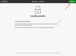 premier démarrage Ubuntu 20.04 - 4 - geolocalisation