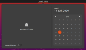 Thème Ubuntu Yaru-Dark pour GNOME Shell